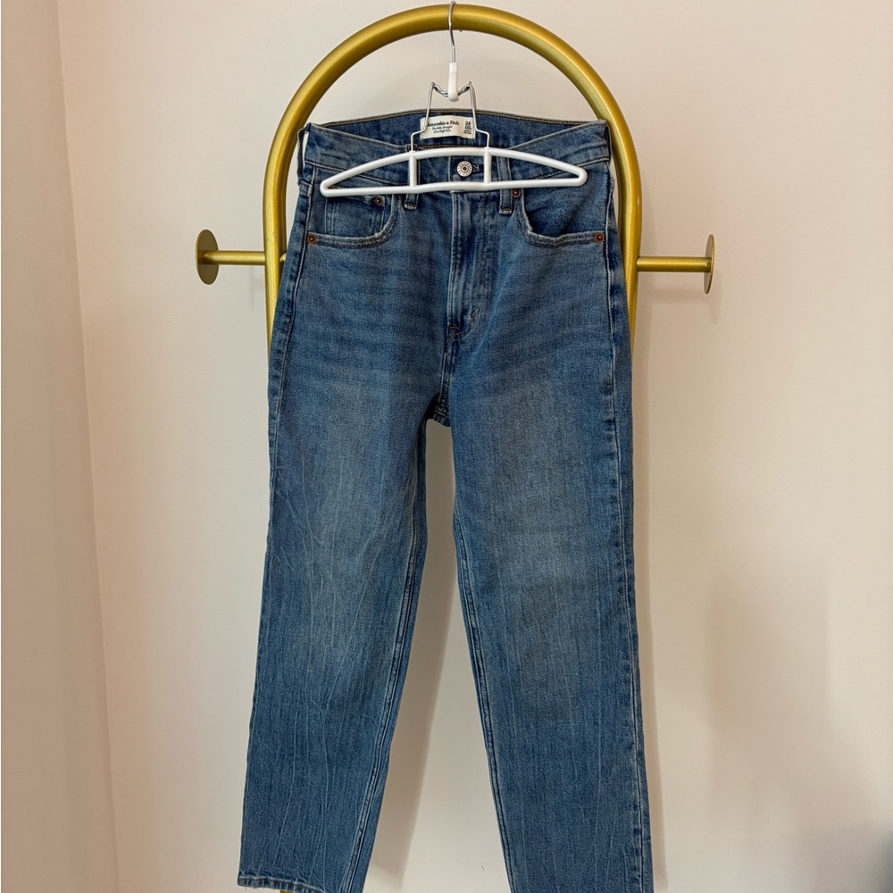 Abercrombie & Fitch Slim Straight Blue Jeans
